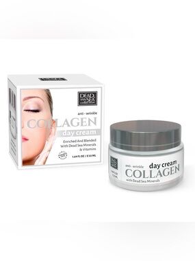 Dead Sea Collection Collagen Day Cream for Face – Anti-Aging & Nourishing